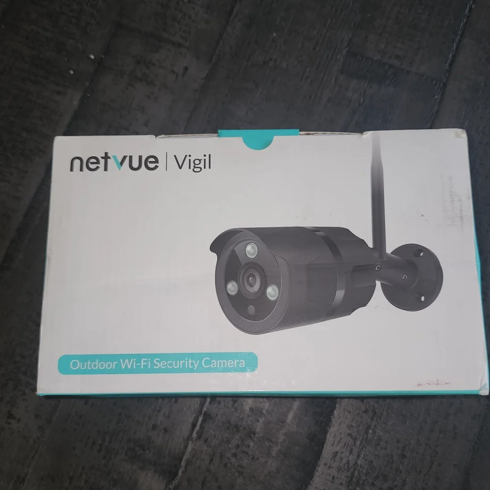 Vigil Black Outdoor Wi-Fi Security Camera